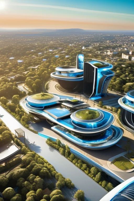 A futuristic city floating above Earth, ultra-detailed sci-fi landscape